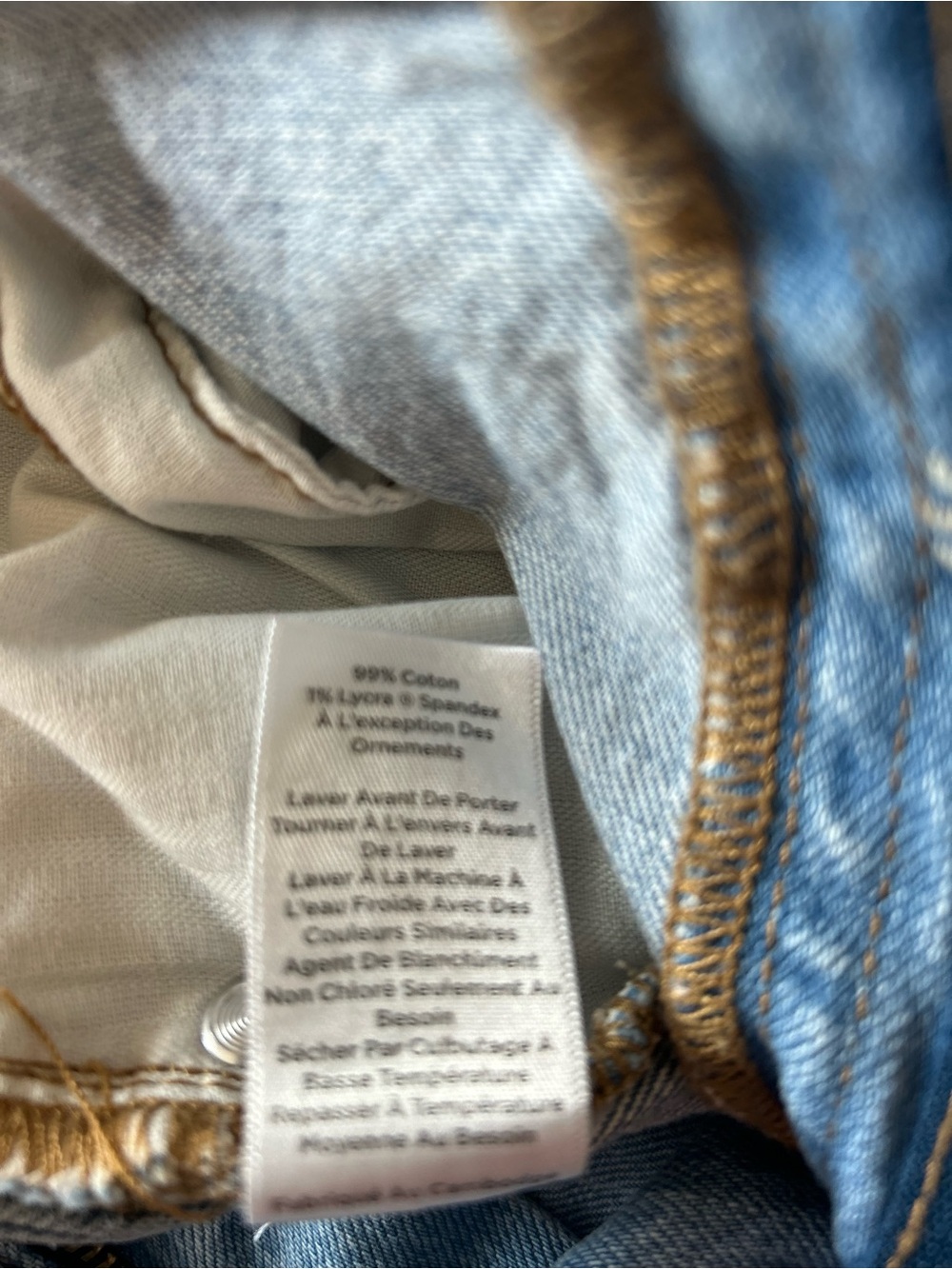 Talbots Light Blue Straight-Leg Jeans with Subtle Embroidery - Picture 11 of 11